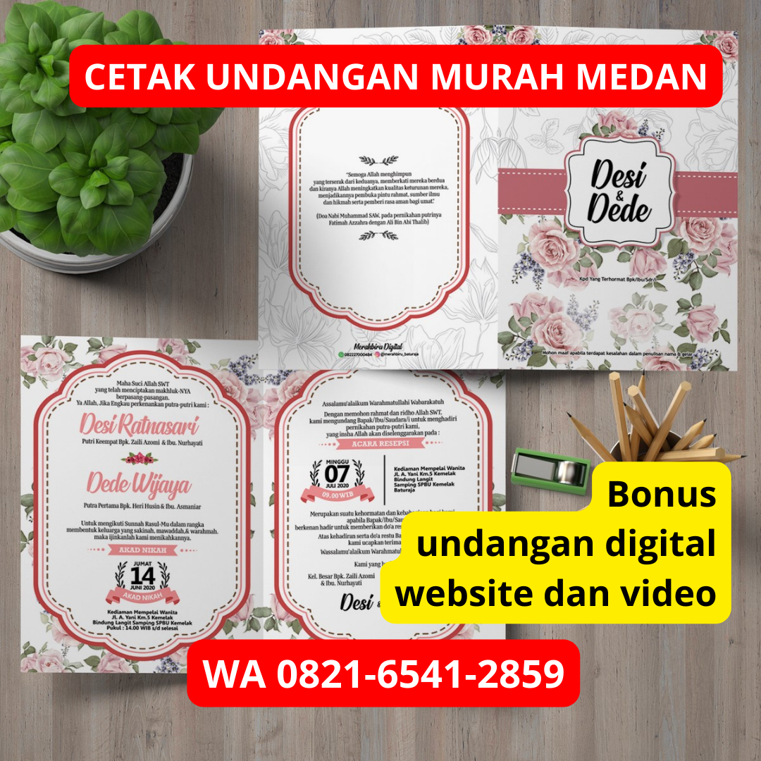 PARAH BANGET CETAK UNDANGAN BONUSNYA BERLIMPAH, Tempatnya cetak undagan di kota medan