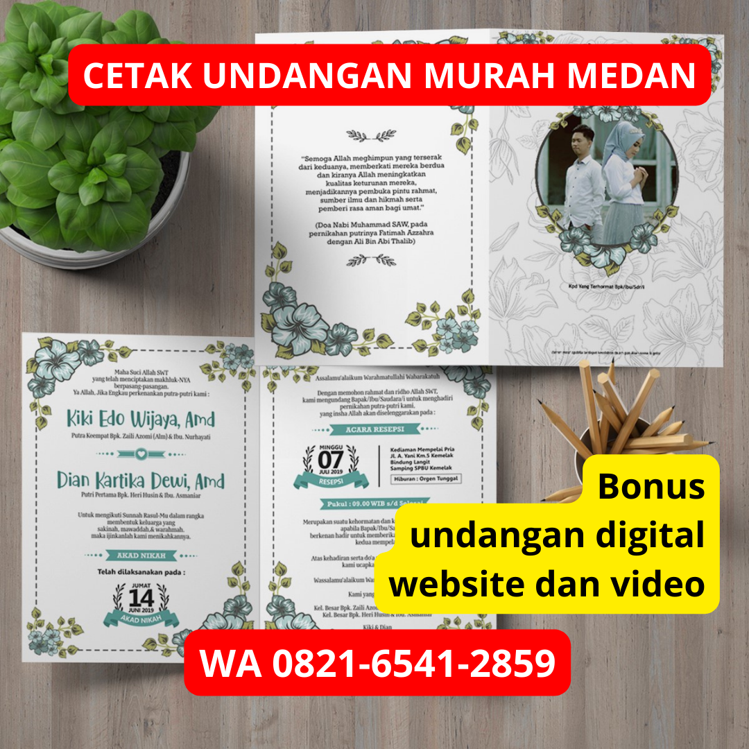 Semi Amplop, WA 0821-6541-2859, Cetak Undangan Pernikahan Murah di Tegal Sari Mandala I Medan Denai, Cetak Undangan Pernikahan Medan