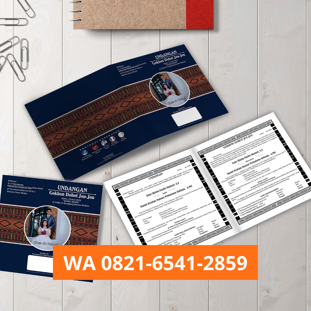 PROMO, WA 0821-6541-2859, Kartu Undangan Pernikahan di Tanjung Selamat Medan Tuntungan, Percetakan Undangan di Medan