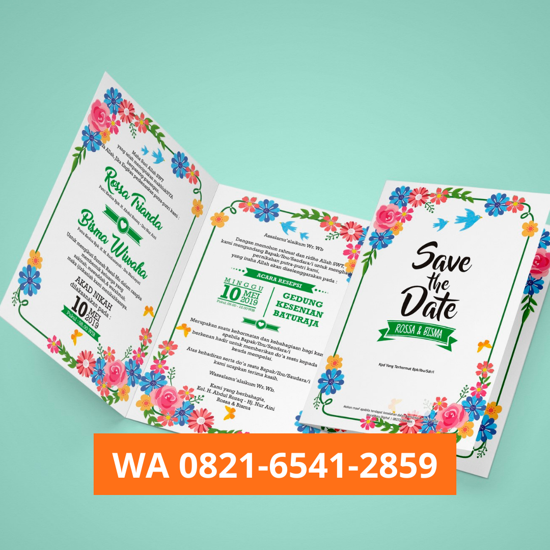PAKET KOMPLIT!!, WA 0821-6541-2859, Cetak Undangan Pernikahan Full Color di Medan, Cetak Undangan Medan