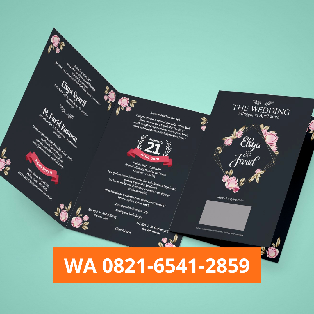PAKET DESAIN KEKINIAN!!, WA 0821-6541-2859, Cetak Undangan Pernikahan Full Color di Medan Area, Cetak Undangan Medan