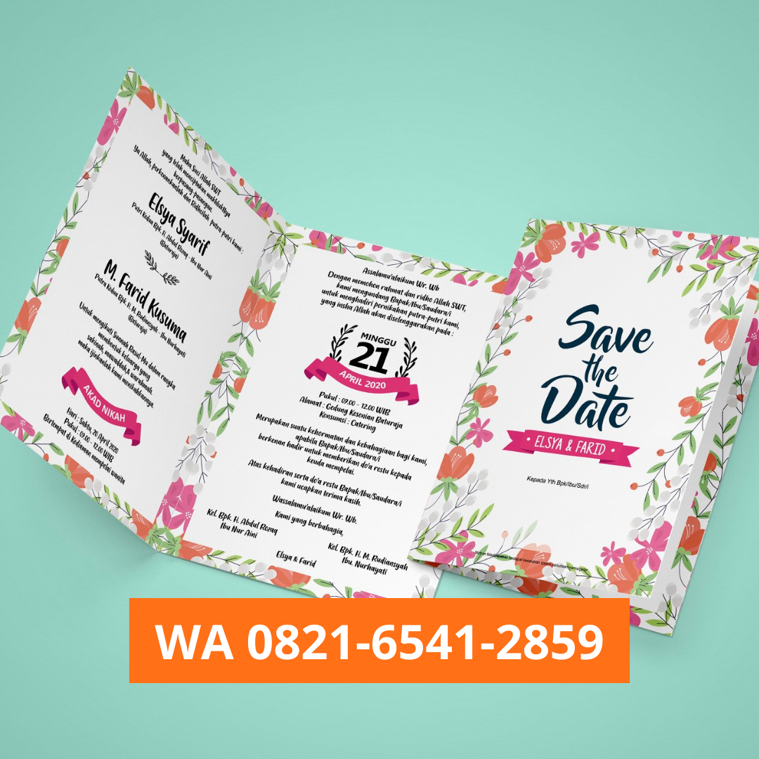 PROMO, WA 0821-6541-2859, Kartu Undangan Pernikahan di Simpang Selayang Medan Tuntungan, Percetakan Undangan di Medan