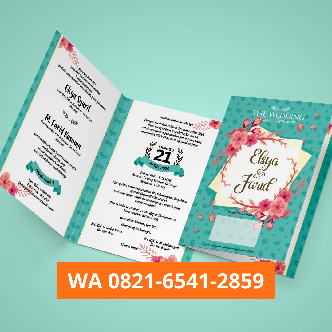 Cetak Undangan Pernikahan Cantik dan Murah Medan