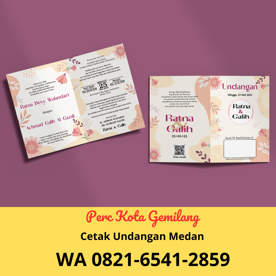 Jual Undangan Murah di Lubuk Pakam dan Tanjung Morawa