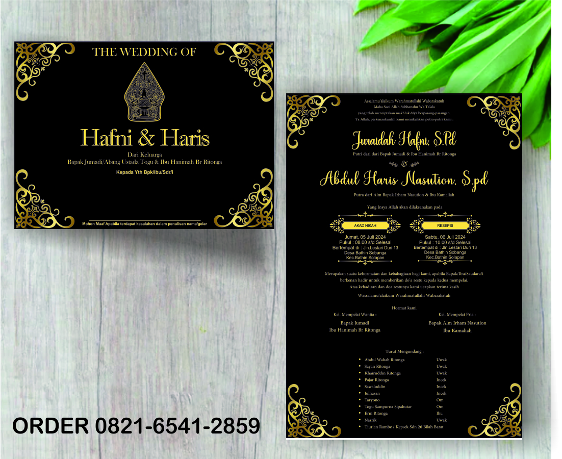 CANTIK!! WA 0821-6541-2859, Cetak Undangan Kekinian di Medan
