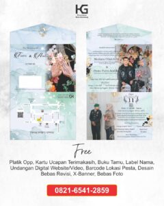 cetak undangan pernikahan di medan, undangan kekinian, undangan pernikahan murah (2)