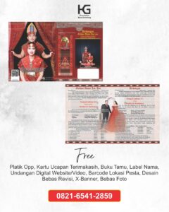 cetak undangan pernikahan di medan, undangan kekinian, undangan pernikahan murah (2)