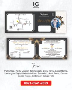 cetak undangan pernikahan di medan, undangan kekinian, undangan pernikahan murah (2)