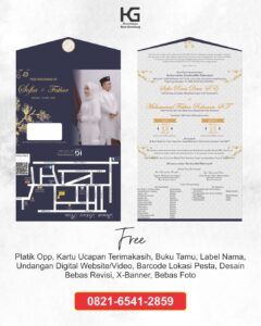 cetak undangan pernikahan di medan, undangan kekinian, undangan pernikahan murah (2)