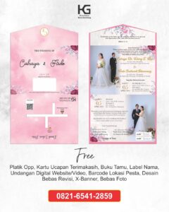 cetak undangan pernikahan di medan, undangan kekinian, undangan pernikahan murah (2)