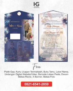 cetak undangan pernikahan di medan, undangan kekinian, undangan pernikahan murah (2)
