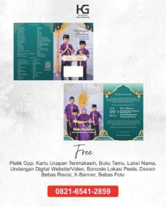 cetak undangan pernikahan di medan, undangan kekinian, undangan pernikahan murah (2)