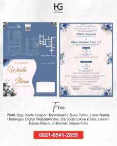 cetak undangan pernikahan di medan, undangan kekinian, undangan pernikahan murah (2)