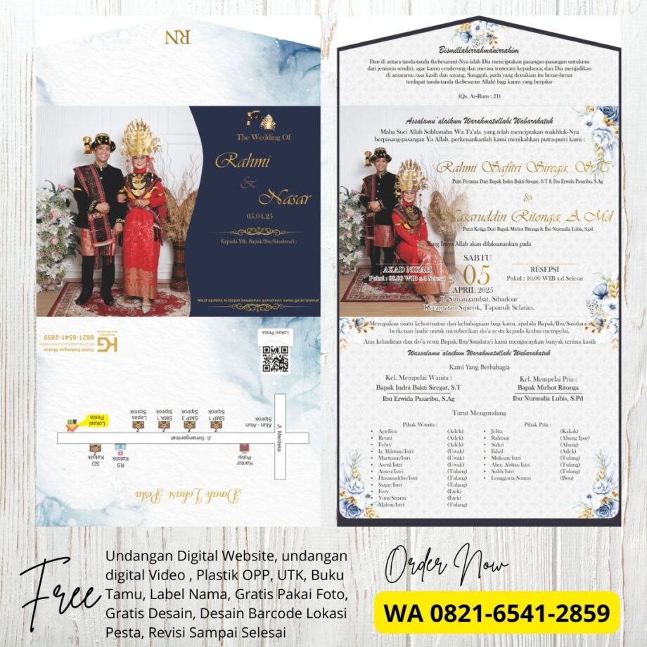 cetak undangan pernikahan di medan, undangan kekinian, undangan pernikahan murah (2)