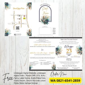 cetak undangan pernikahan di medan, undangan kekinian, undangan pernikahan murah (2)