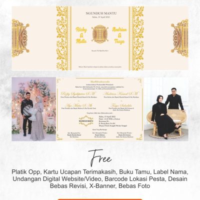 cetak undangan pernikahan di medan, undangan kekinian, undangan pernikahan murah (2)